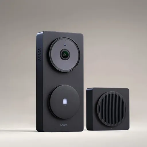 Videointerfon inteligent Aqara Doorbell G410, compatibil cu Apple Home, Matter, WiFi, Hub Zigbee. 2k, AI 6975833358380