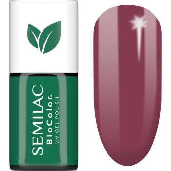 Semilac UV Hybrid BioColor unghii cu gel folosind UV / lampă cu LED culoare 718 Natural Cyclamen 7 ml
