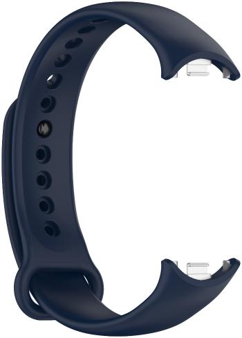 4wrist Curea din silicon pentru Xiaomi 9 și 8 - Dark Blue