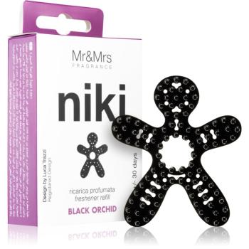 Mr & Mrs Fragrance Niki Black Orchid parfum pentru masina rezervă 1 buc