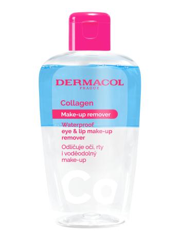 Dermacol Demachiant bifazic pentru make-up rezistent la apă Collagen (Waterproof Eye & Lip Make-up Remover) 150 ml