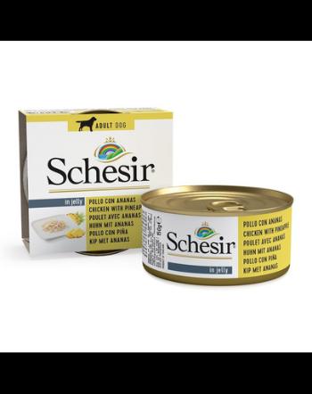 SCHESIR Fruit Mancare caine, cu pui si ananas 150 g