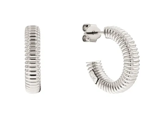 Calvin Klein Cercei rotunzi din oțel la modă Playful Repetition 35000031