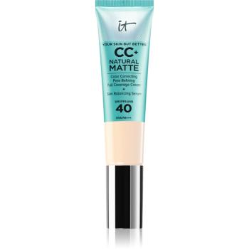 IT Cosmetics Your Skin But Better CC+ Natural Matte machiaj cu efect matifiant SPF 40 pentru femei Fair Warm 32 ml