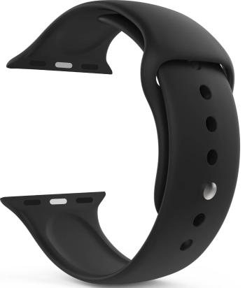 4wrist Curea de silicon pentru Apple Watch - Black 42/44/45/49 mm