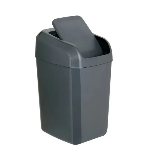 Coș de gunoi Denox Troya 15 l, antracit, antracit, 15 l