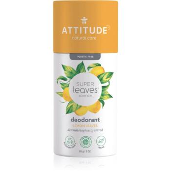 Attitude Super Leaves Deodorant deodorant fără conținut săruri de aluminiu Lemon Leaves 85 g