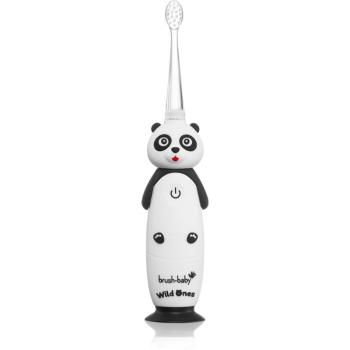 Brush Baby WildOnes WildOne periuta de dinti electrica + 2 capete de schimb pentru copii Panda 1 buc