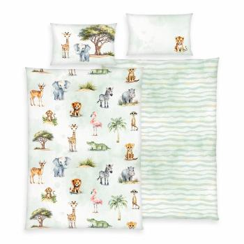 Herding Baby flanel ágyneműhuzat Safari, 100 x 135cm, 40 x 60 cm, 100 x 135 cm, 40 x 60 cm