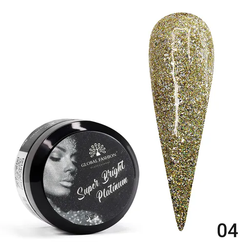 Gel Super Bright Platinum, 5 g, 04, TPO Free