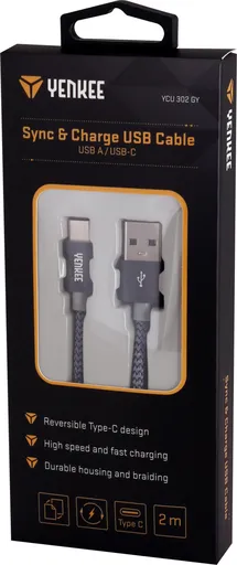 Cablu de sincronizare si incarcare USB tip C 2m