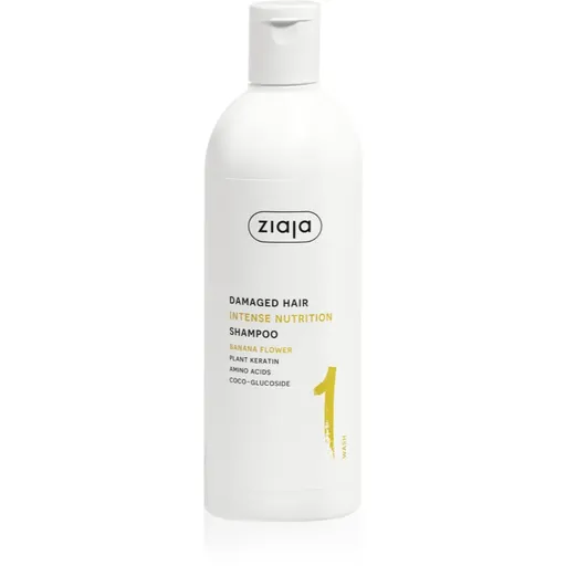 Ziaja Plant Essentials Banana Flower sampon hranitor pentru par deteriorat 400 ml