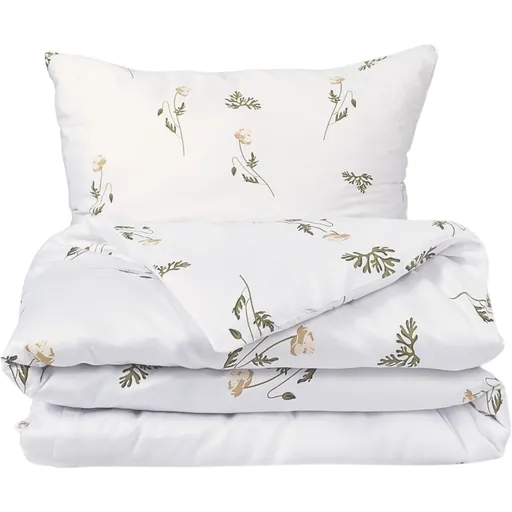 Lenjerie de pat Matex Satin Floare de pajiște, 140 x 200 cm, 70 x 90 cm