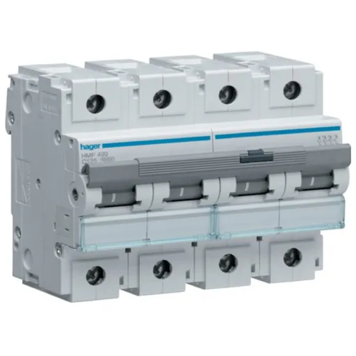 Siguranta automata 4P 100A 10kA curba C Hager HMF490