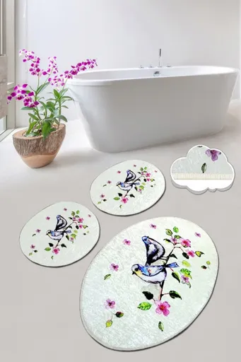 Set covorase de baie, L'essentiel Maison, Bird Nest, Multicolor