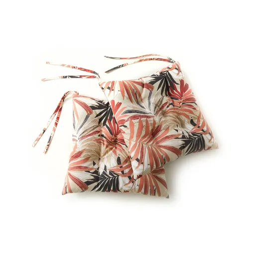 Set de 2 perne de scaun cu imprimeu de frunze