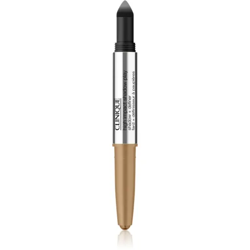 Clinique High Impact™ Shadow Play creion pentru ochi duo culoare Sparkling wine + Caviar 1.9 g