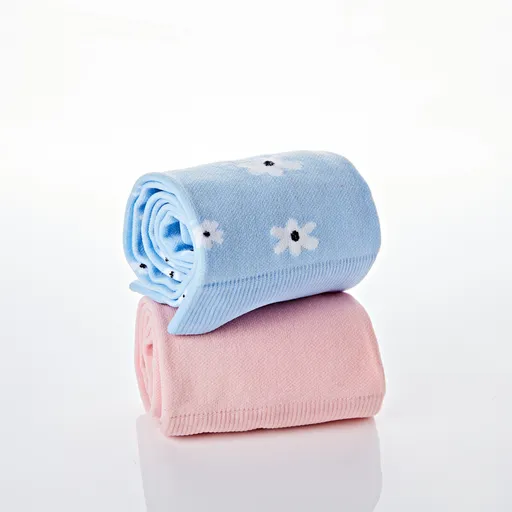 2 perechi de șosete de compresie moi Flori