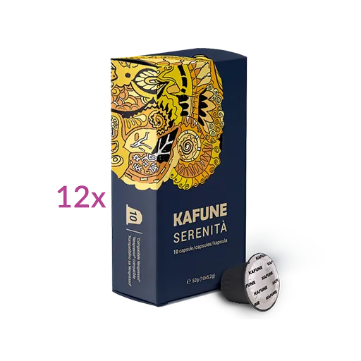 Pachet Cafea Capsule Serenit - Cafea Premium Kafune 120 Capsule Compatibile Nespresso