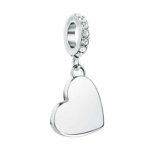 Morellato Pandantiv din oțel inoxidabil „Inimioară”, cu cristale SCZ1406