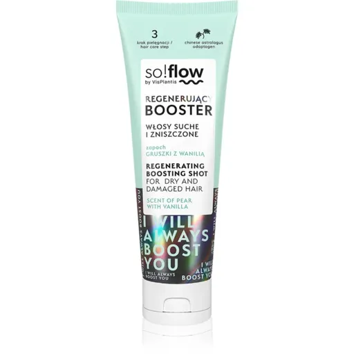 so!flow Dry and Damaged Hair Regenerating Boosting Shot ser regenerator pentru păr uscat și deteriorat 75 ml