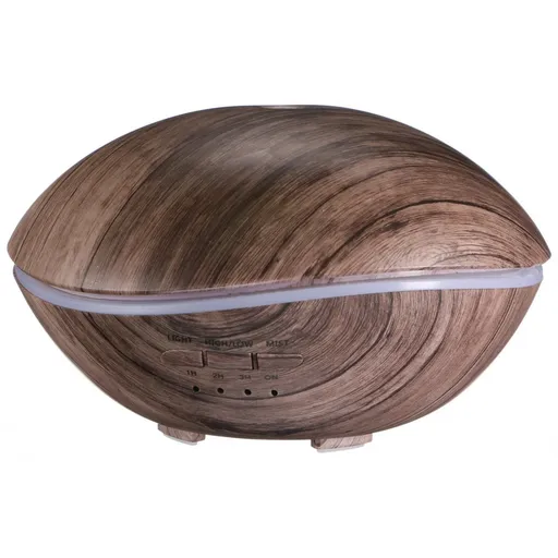 Difuzor arome Sixtol Stone, lemn gri, 500 ml, maro închis