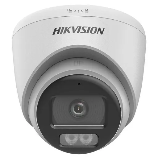 Camera Dual Light Turbo HD Hikvision DS-2CE72KF0T-LFS, 3K, lentila 2.8mm, IR 40m, lumina alba 40m, microfon, IP67