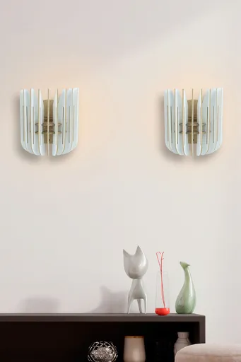 Aplica de perete, Opviq, 390FLH2126, Alb