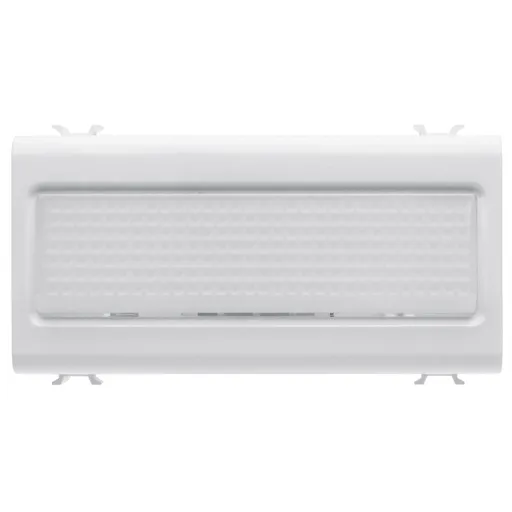 Lampa iluminat trepte 12V ac/dc / 230V 4 module Gewiss Chorus GW10656, alb