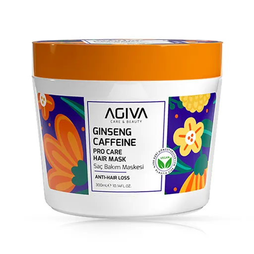 Masca revitalizanta pentru par - AGIVA -  Caffein Ginseng - 300 ml