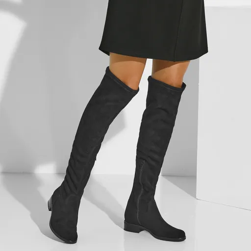 Cizme Musketeer din microfibră elastică