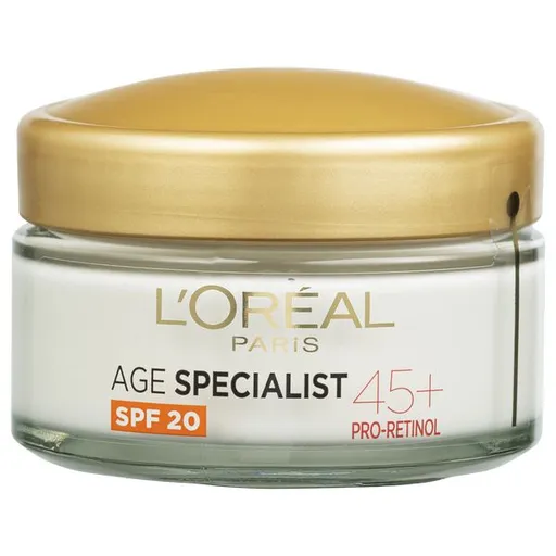 L'Oréal Paris Cremă de zi împotriva ridurilor SPF 20 Age Specialist 45+ 50 ml