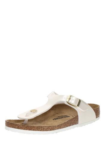 BIRKENSTOCK Nyitott cipők 'Gizeh'  fehér