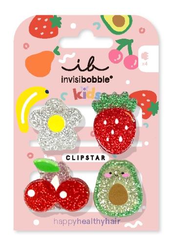 Invisibobble Cleme de păr Clipstar Frutti Fun 4 buc