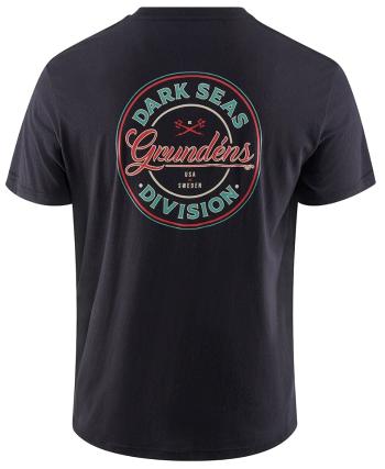 Grundéns tričko dark seas x grundens instinctive ss t-shirt black - l