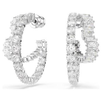Swarovski Cercei rotunzi despicați cu zirconiu cubic transparent Matrix 5705748