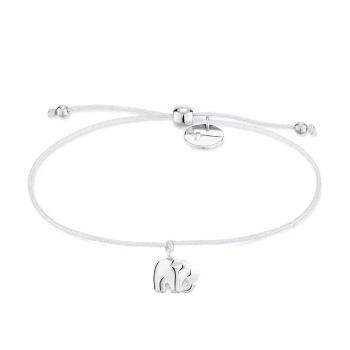 Tamaris Brățară decentă șnur cu pandantiv elefant Little Elephant TJ-0598-B-17