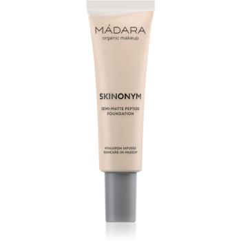 MÁDARA Skinonym Semi-Matte Peptide machiaj persistent cu peptide culoare #15 Stone 30 ml