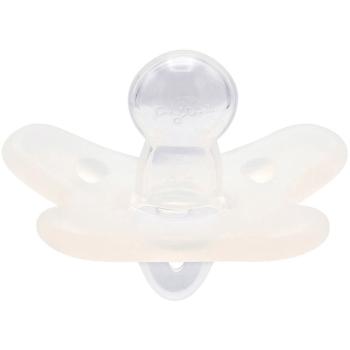 Canpol babies 100% Silicone Soother 6-12m Symmetrical suzetă White 1 buc