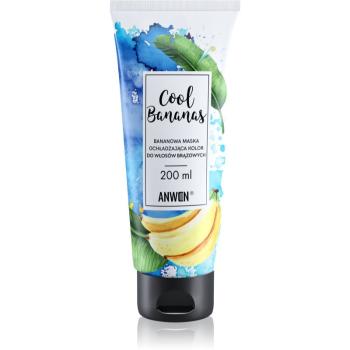 Anwen Cool Bananas mască colorantă pentru par saten spre inchis 200 ml