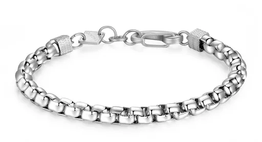 S'Agapõ Brățară din oțel pentru bărbați Venezia Ripple SRP23