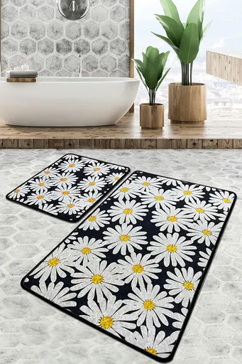 Set covorase de baie, L'essentiel Maison, Primula Djt, Multicolor