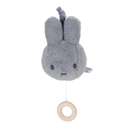 Little Dutch Music Box Miffy Fluffy Blue jucărie suspendabilă contrastantă cu melodie 1 buc