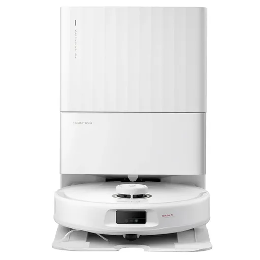 Robot aspirator Roborock Q Revo Max V, 7000Pa, 180 min, 300 m², Dry/Mocro, Wi-Fi, PreciSense® LiDAR + Reactive AI, Asistent vocal, Alb