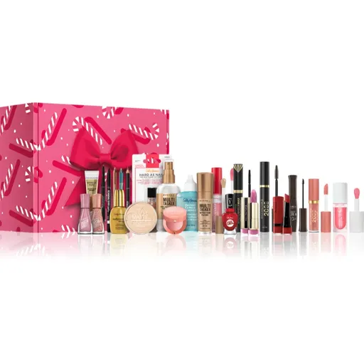 Rimmel Advent Calendar DIY Candy Glam (x Sally Hansen, Max Factor & Bourjois) Calendar de Crăciun editie limitata 1 buc