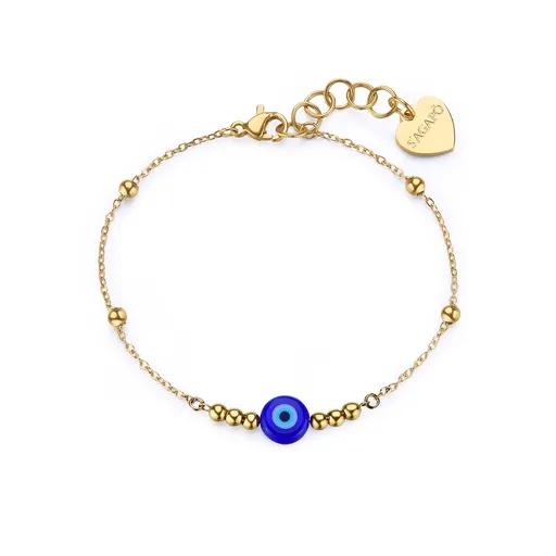 S'Agapõ Brățară elegantă placată cu aur Ochiul Lui Dumnezeu Witch SWH16