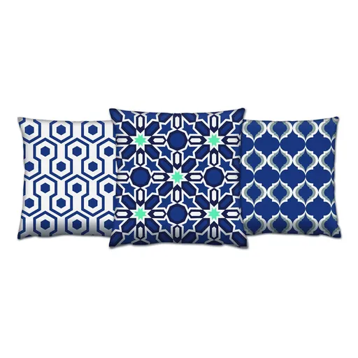 Set perne decorative	, AC-4280-4702-4447, 50% bumbac / 50% poliester, Multicolor