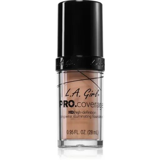 L.A. Girl Cosmetics PRO. Coverage fond de ten lichid iluminator culoare Fair 28 ml