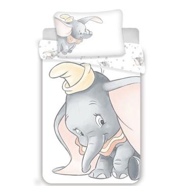 Lenjerie de pat pentru copii Dumbo "Grey" baby 100x135 cm + 40x60 cm