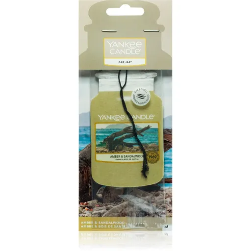 Yankee Candle Amber & Sandalwood etichetă parfumată pentru ușă 1 buc